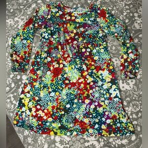 Hanna Andersson Multicolor Floral Kids Dress
